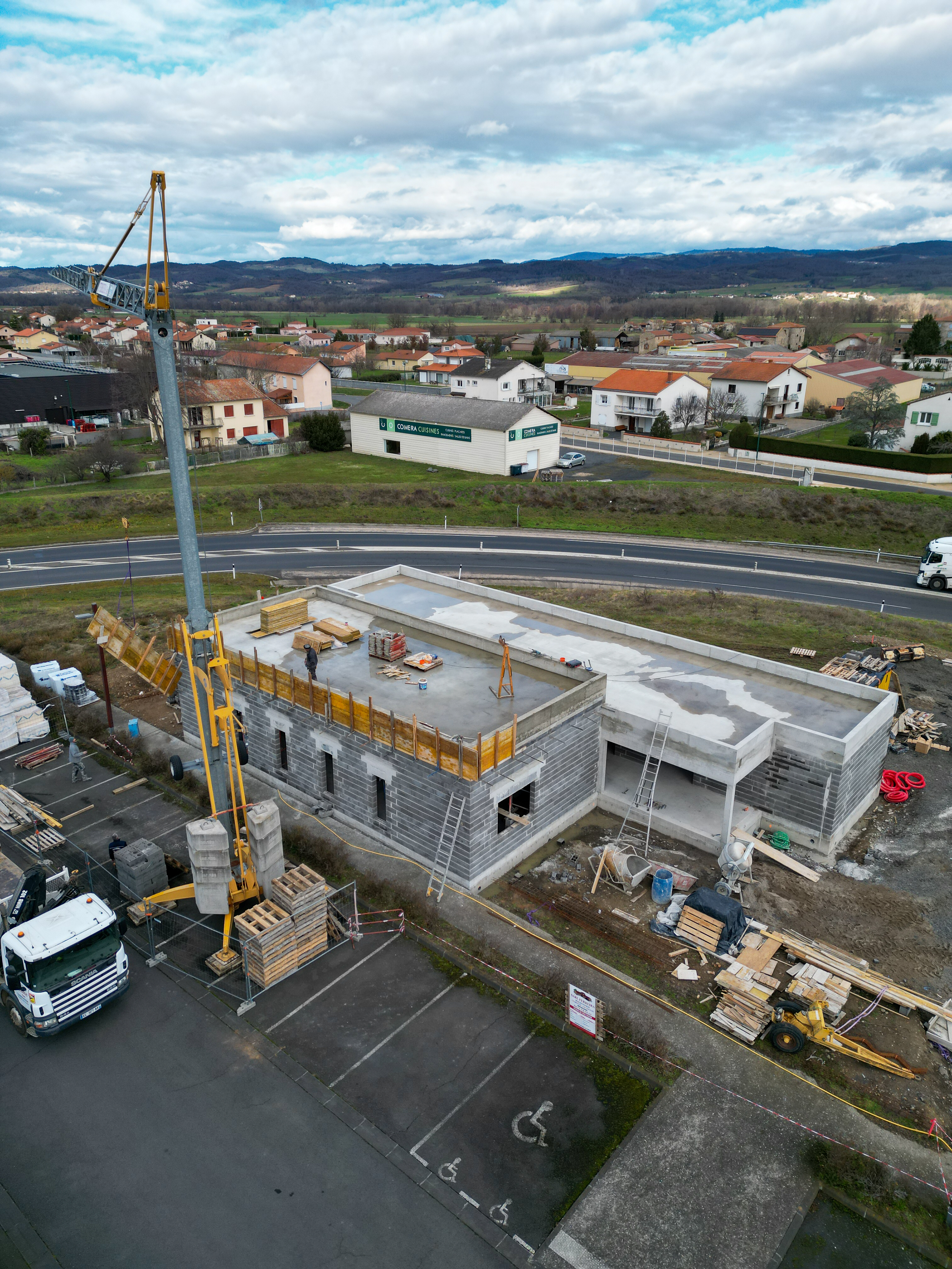 Chantier Pôle santé 