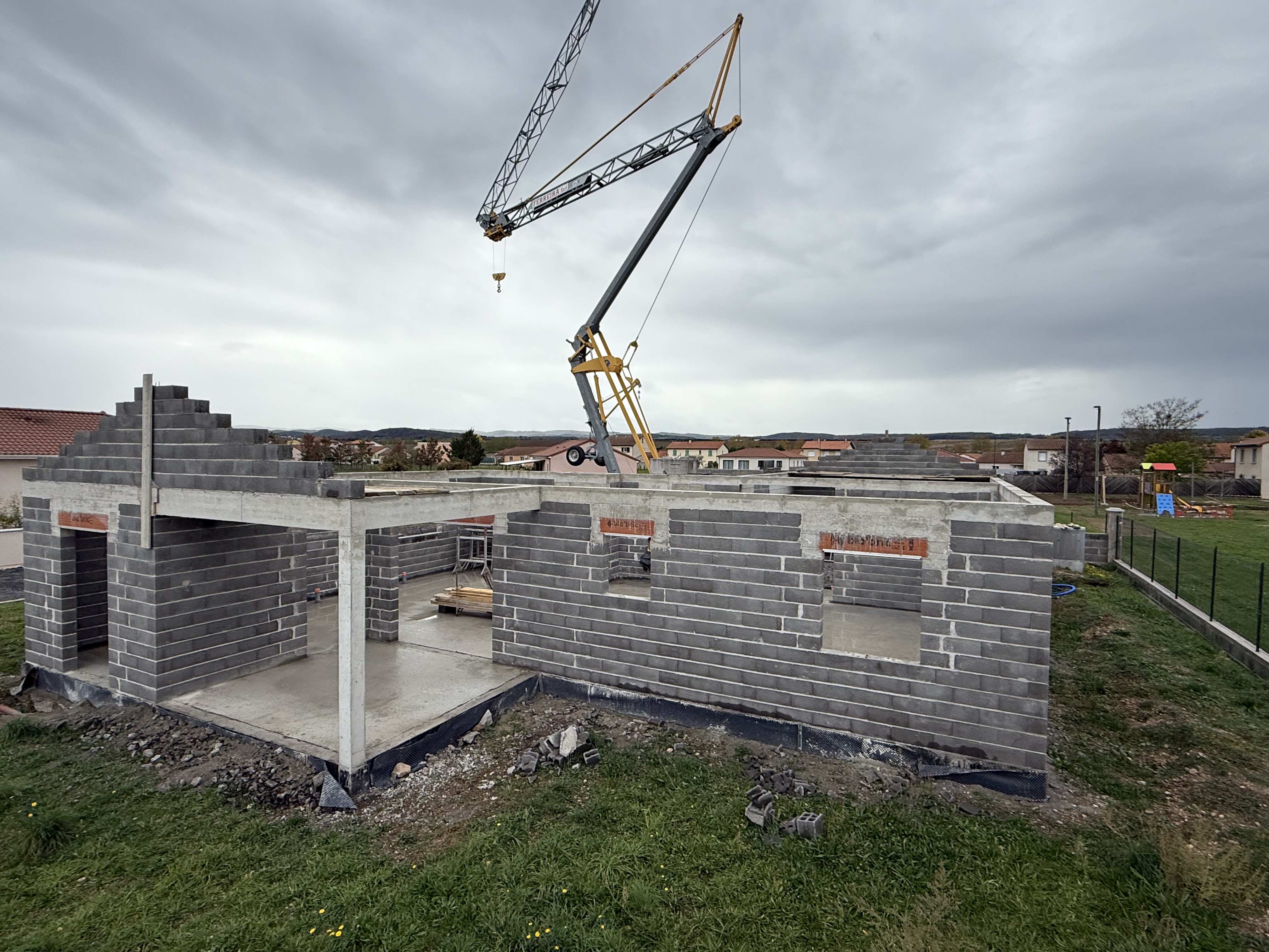 Construction d'une habitation